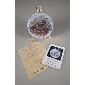 Vintage Nature's Heritage American Woodcock  II Collector Plate Jim Foote 1982